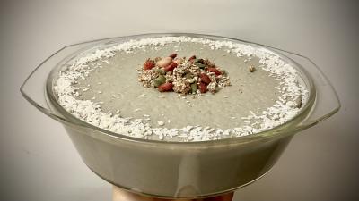 Creamy Banana Millet Pudding