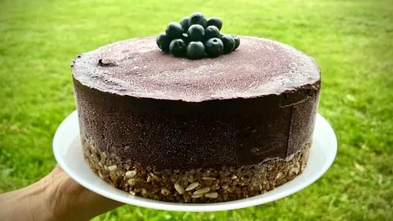 Raw Blueberry Cake