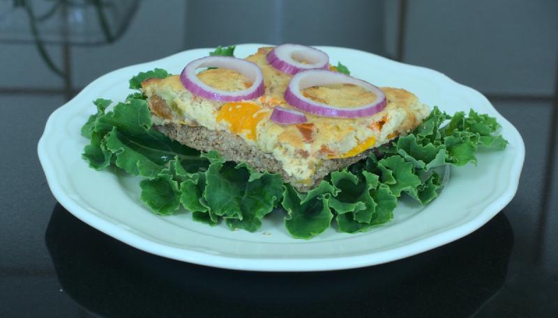 Tomato Soybean Omelet